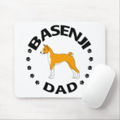 Tapis De Souris Basenji Papa (Avec souris)