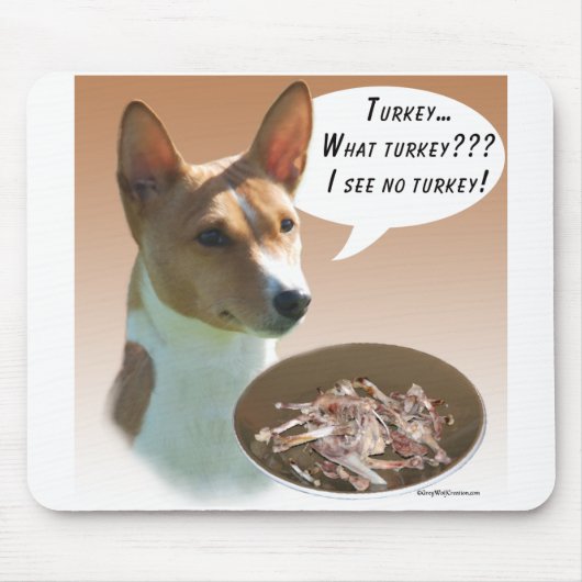 Tapis De Souris Basenji Turquie (Devant)