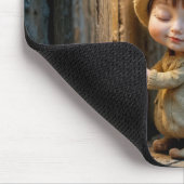 Tapis De Souris Bashful Munchkin Standing By a Door (Coin)