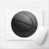 Tapis De Souris Basket-ball noir et blanc (Avec souris)