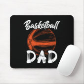 Tapis De Souris Basket-Ball Papa Pour Hommes Famille Correspondant (Avec souris)