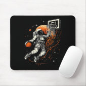 Tapis De Souris Basket-ball spatial Cool pour enfants avec astrona (Avec souris)