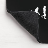 Tapis De Souris Basket-ball sur l'évolution humaine (Coin)