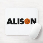 Tapis De Souris Basket d'Alison (Avec souris)