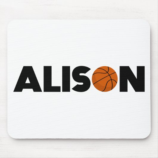 Tapis De Souris Basket d'Alison (Devant)