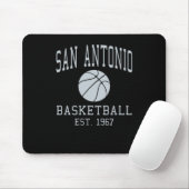 Tapis De Souris Basket de San Antonio (Avec souris)
