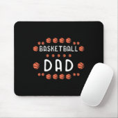 Tapis De Souris Basket papa Fan Best Daddy Ever Hooper (Avec souris)