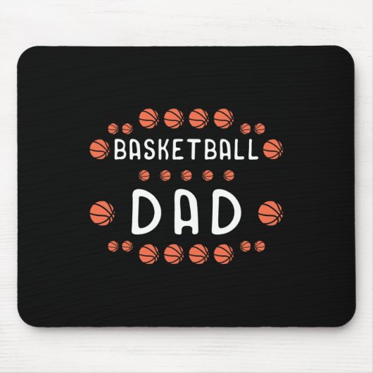Tapis De Souris Basket papa Fan Best Daddy Ever Hooper (Devant)