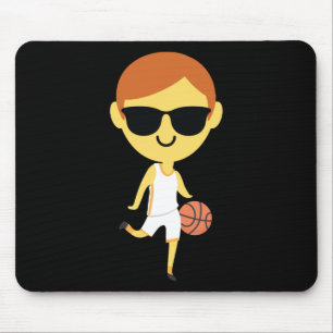 Tapis De Souris Basketball Boy Emoji 1