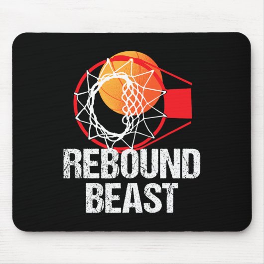 Tapis De Souris Basketball Court Amusement Rebound Beast Player Ca (Devant)