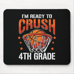 Tapis De Souris Basketball de 4e année Revenir à l'école garçons e