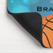 Tapis De Souris Basketball Design Mousepad (Coin)