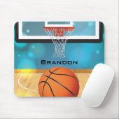 Tapis De Souris Basketball Design Mousepad (Avec souris)
