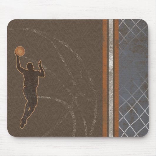 Tapis De Souris Basketball Garçon Net Stripes Mousepad Souris (Devant)