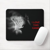 Tapis De Souris Basketball J'Aime Ce Jeu Souris Pad (Avec souris)