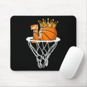 Tapis De Souris Basketball Joyeux 10e anniversaire Boy Bball 10 an (Avec souris)