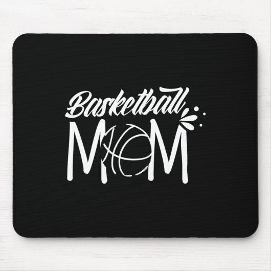 Tapis De Souris Basketball Maman Coach Joueur de l'équipe Match Mè (Devant)