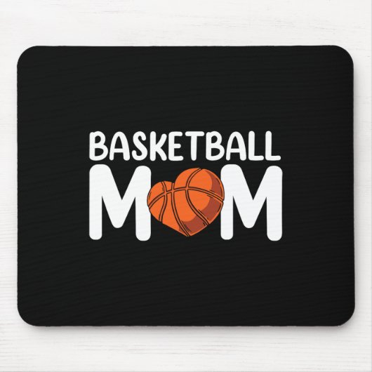 Tapis De Souris Basketball Maman Coach Joueur Match Équipe Mère Mo (Devant)