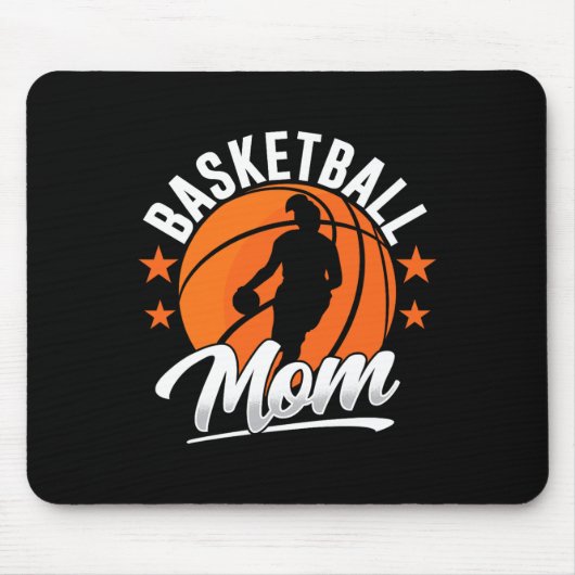 Tapis De Souris Basketball Maman Coach Match Joueur Équipe Mère Mo (Devant)