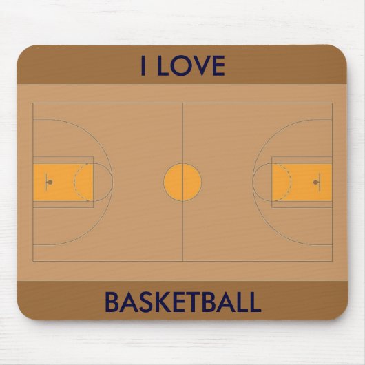 TAPIS DE SOURIS BASKETBALL MOUSEPAD (Devant)