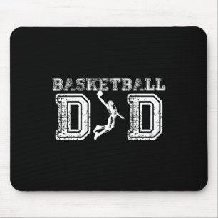 Tapis De Souris Basketball Papa Fête des pères Cadeau Pour Papa Pa