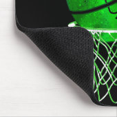 Tapis De Souris Basketball Shamrock Lucky Clover Irish St Patrick' (Coin)