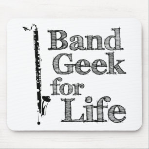Tapis De Souris Bass Clarinet Band Geek