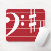 Tapis De Souris Bass Clef Pad (Avec souris)