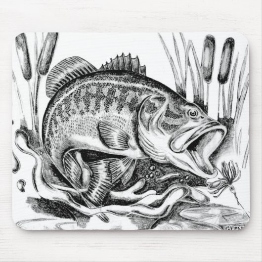 Tapis De Souris Basse à grande bouche (Devant)