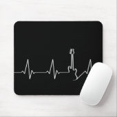 Tapis De Souris Basse Guitare Heartbeat (Avec souris)
