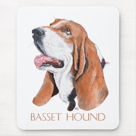 Tapis De Souris Basset Hound (Devant)