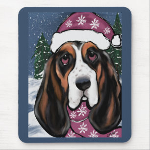 TAPIS DE SOURIS BASSET HOUND 
