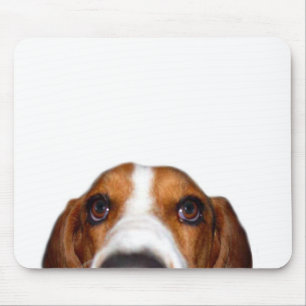 Tapis De Souris Basset Hound dans votre visage
