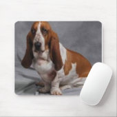 Tapis De Souris Basset Hound Mousepad (Avec souris)