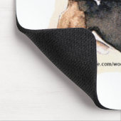Tapis De Souris Basset Hound Mousepad (Coin)