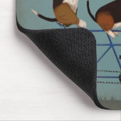 Tapis De Souris Basset Hound Tandem (Coin)