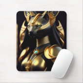 Tapis De Souris Bastet, déesse des chats (Avec souris)