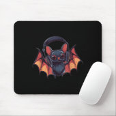 Tapis De Souris Bat cool Avec Casque Mouches Avec Cool Jams Pour (Avec souris)