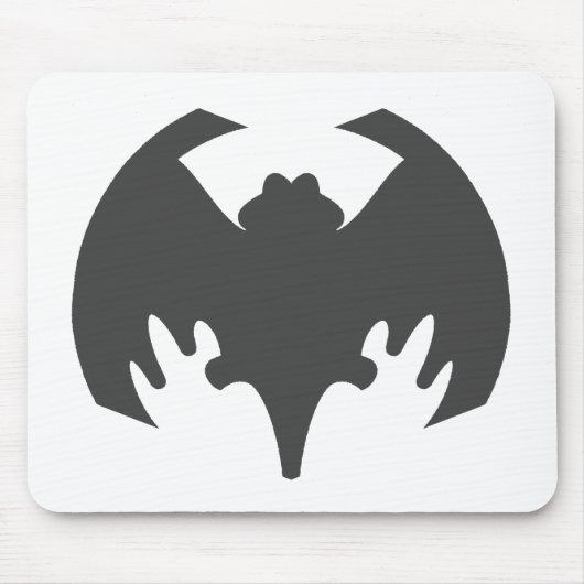 Tapis De Souris Bat Grey Le MUSÉE Zazzle Cadfts (Devant)