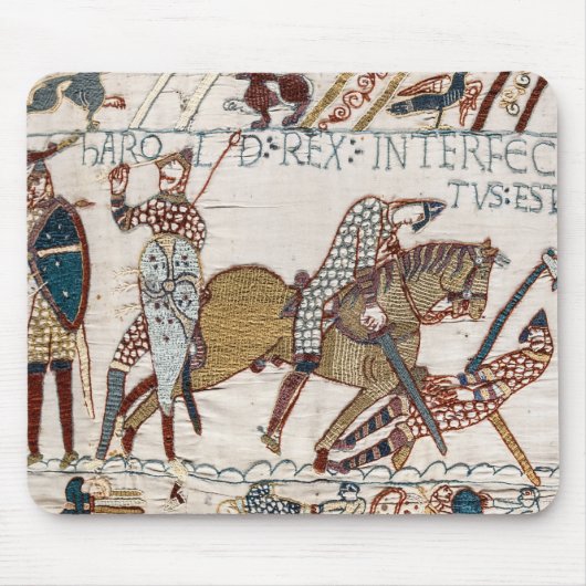 Tapis De Souris Bataille de Hastings - Bayeux Tapestry King Harold (Devant)