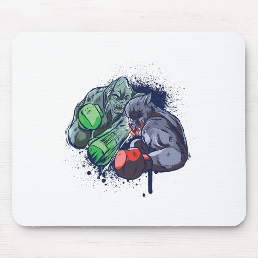 Tapis De Souris Bataille Epic Monster Boxing (Devant)