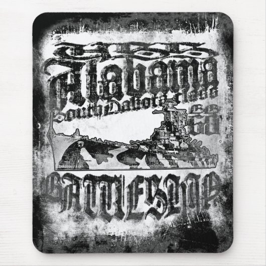 Tapis De Souris Bataillon Alabama Mousepad (Devant)
