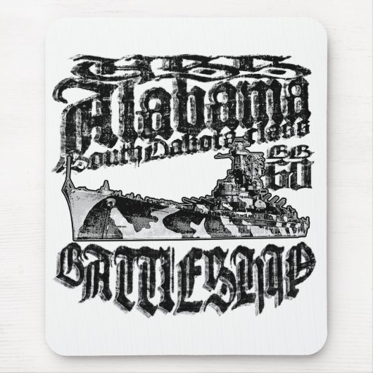 Tapis De Souris Bataillon Alabama Mousepad (Devant)