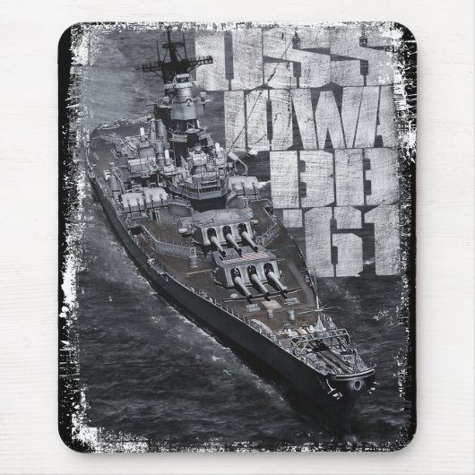 Tapis De Souris Bataillon Iowa Mousepad (Devant)