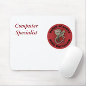 Tapis De Souris Bataillon nerd "informaticien" mousepad (Avec souris)