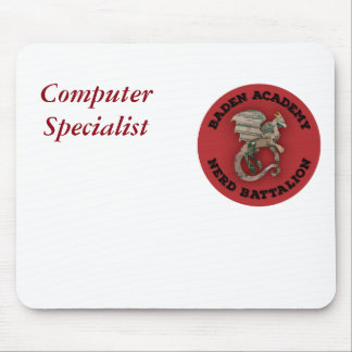 Tapis De Souris Bataillon nerd "informaticien" mousepad