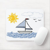 Tapis De Souris Bateau (Avec souris)