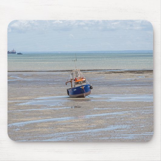 Tapis De Souris Bateau à marée basse mousepad (Devant)