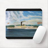 Tapis De Souris Bateau à vapeur Vanderbilt 1847 (Avec souris)