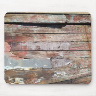 Tapis De Souris Bateau à voile rustique en bois vieilli Planches N
